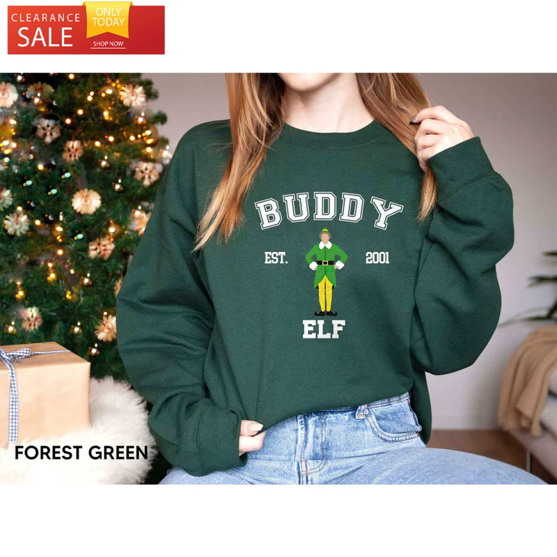 Buddy The Elf Shirt, Elf Christmas Shirt, Christmas Gift for Young Adults - Happy Place for Music Lovers.jpg