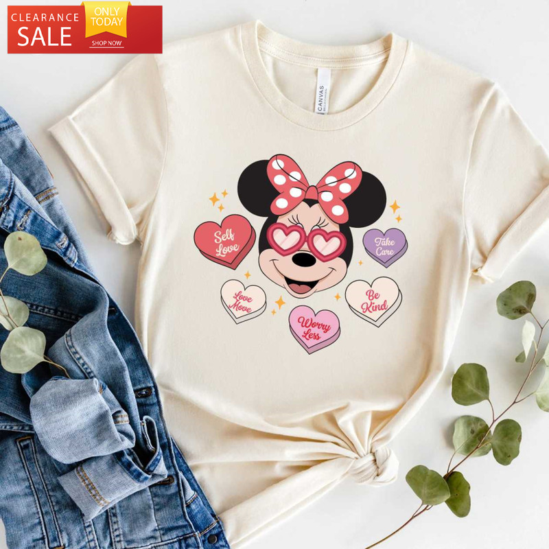 Cute Minnie Valentine's Day Shirts for Ladies Valentines for Her - Happy Place for Music Lovers.jpg