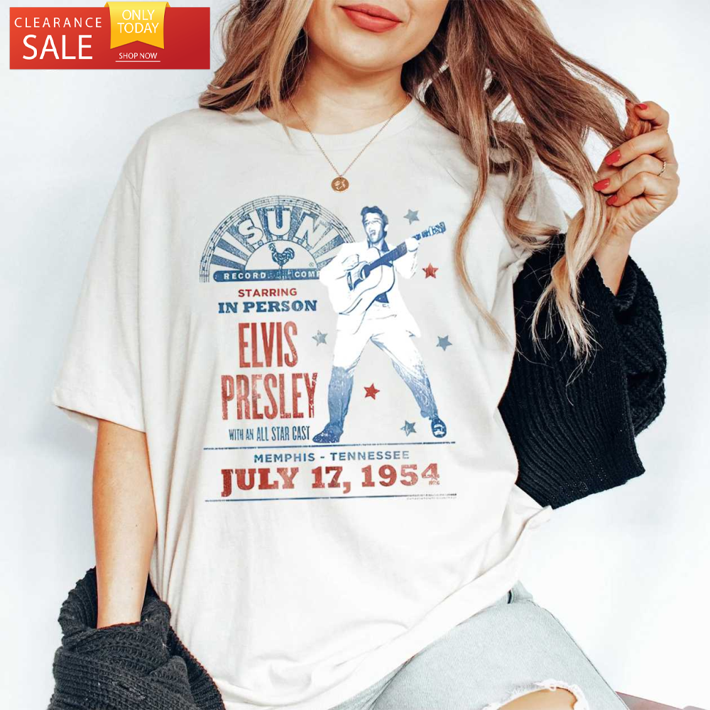 Elvis Presley Starring in Person Elvis Presley T Shirt Vintage - Happy Place for Music Lovers.jpg