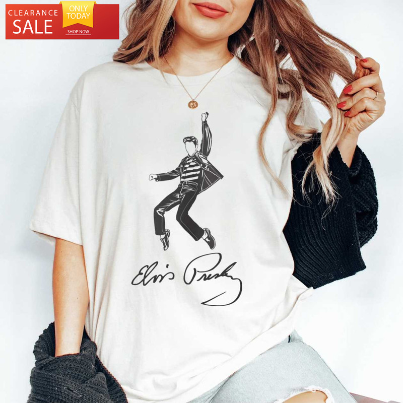 Elvis Presley Vintage T Shirt Elvis Presley Gift for Her - Happy Place for Music Lovers.jpg
