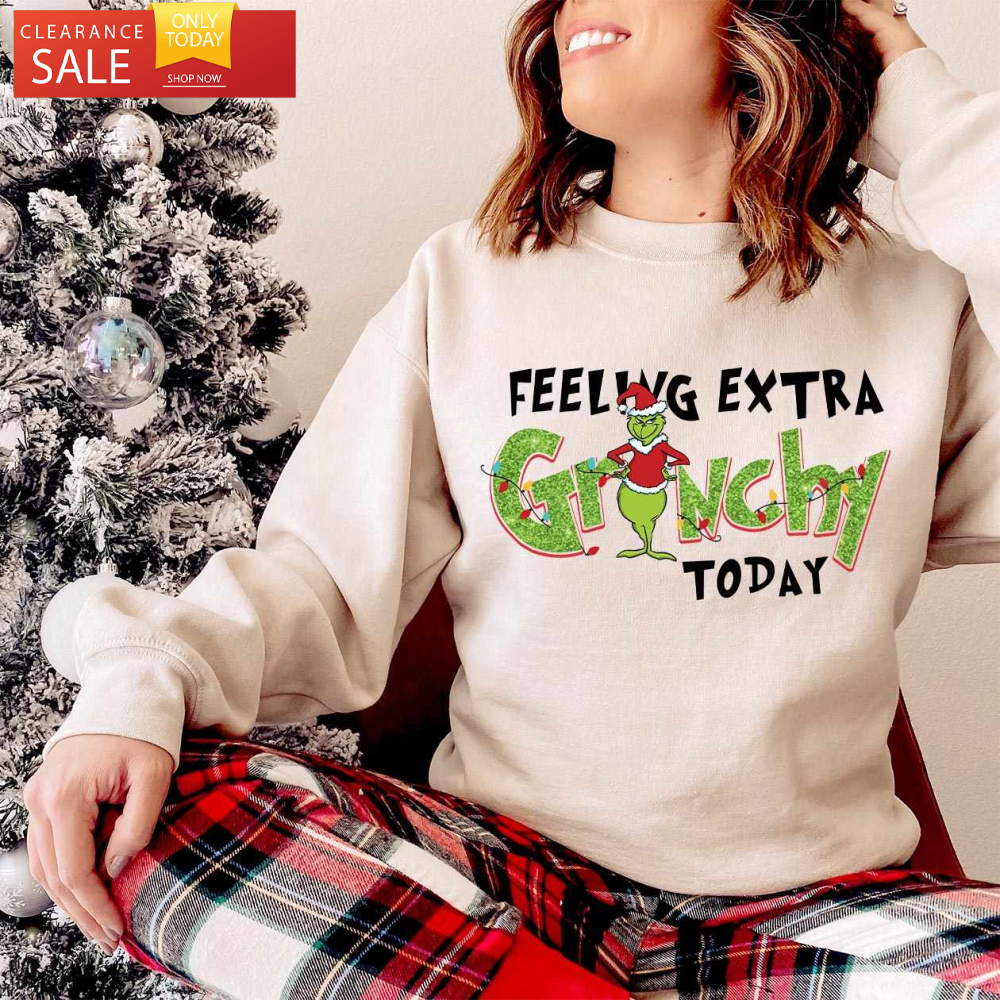 Feeling Extra Grinchy Today Shirt Grinch Gift for Adults - Happy Place for Music Lovers.jpg