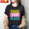 Fun Pink Concert T-Shirt Raise Your Glass - Happy Place for Music Lovers.jpg