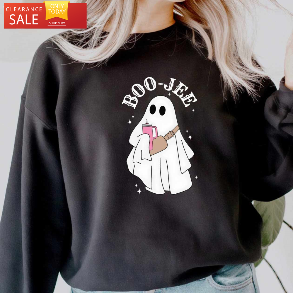 Halloween Ghost Hoodie Boo Jee Spooky Season Ghost - Happy Place for Music Lovers.jpg