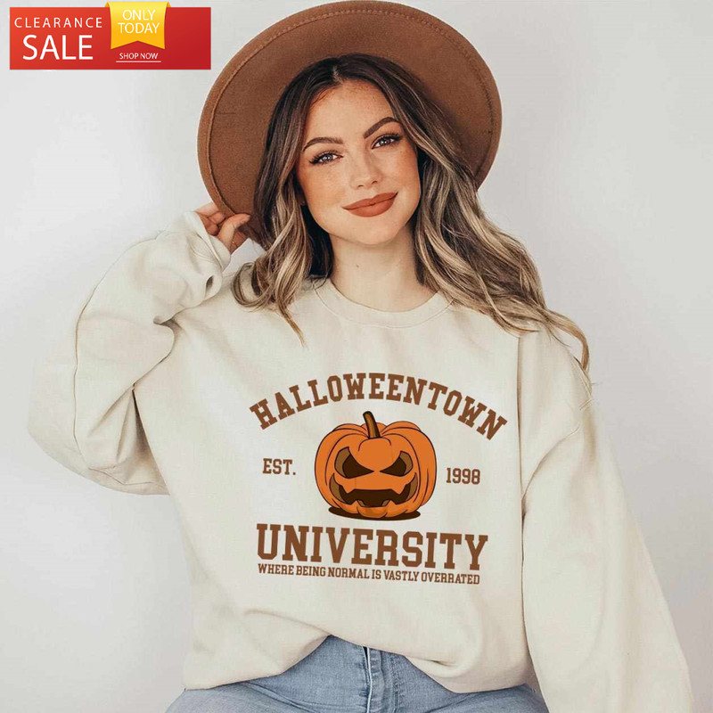 Halloweentown University Est 1998 Sweatshirt Halloween Party - Happy Place for Music Lovers.jpg