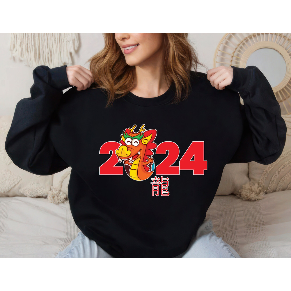 Chinese New Year 2024 Sweatshirt, Year of the Dragon Unisex Sweatshirt, Happy New Year 2024 Sweatshirt, Chinese Zodiac Lunar New Year Shirt 9.jpg