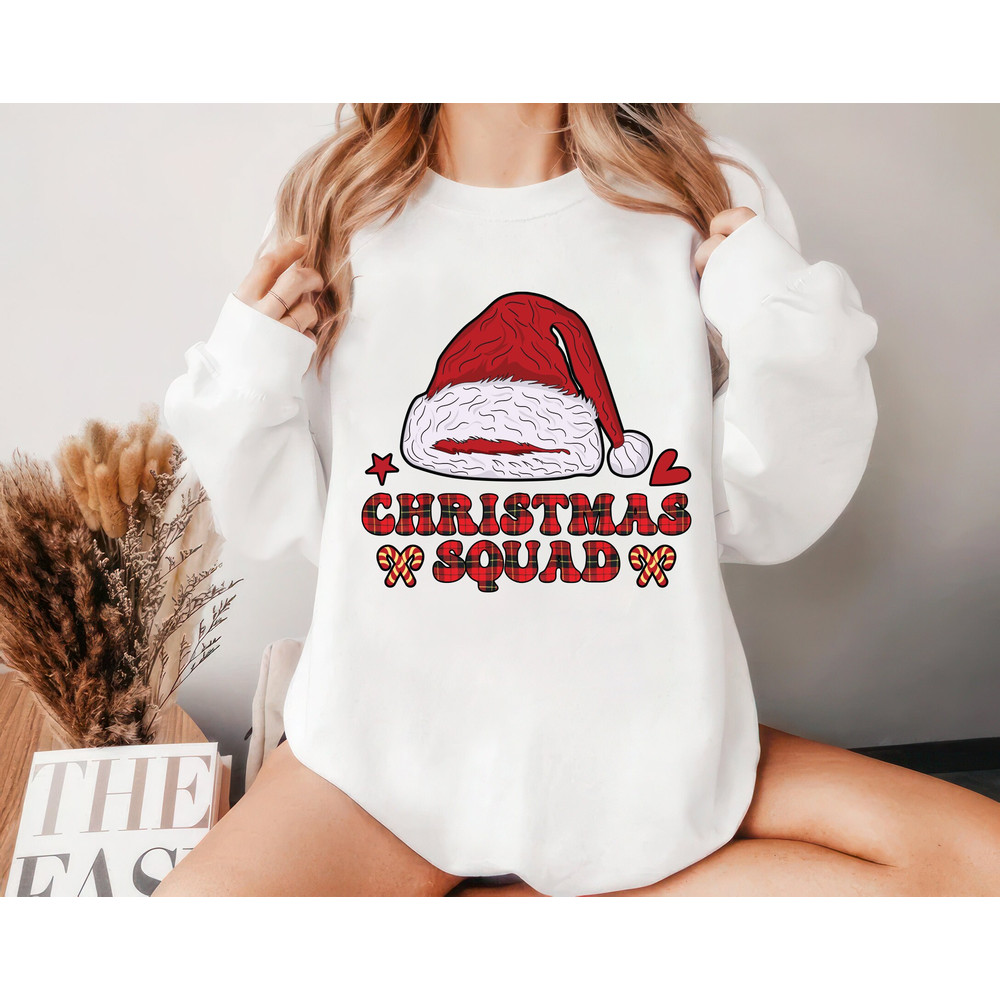 Christmas Squad Sweatshirt, Christmas Matching Unisex Sweatshirt, Xmas Sweater, Santa Family Matching Sweatshirt, Christmas Squad Shirt 1.jpg
