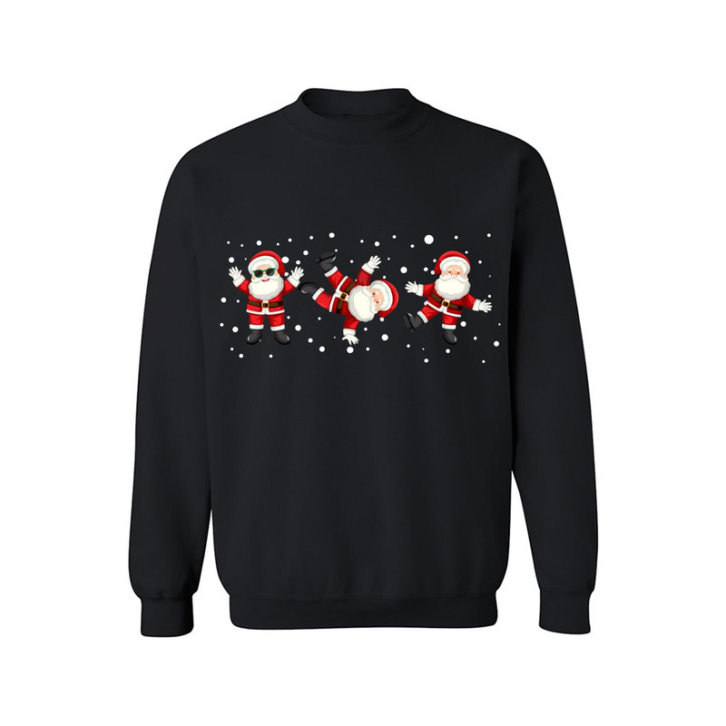 Christmas Sweatshirt, Funny Christmas Dancing Santa Unisex Sweatshirt, Christmas Holiday Sweatshirt, Funny Christmas Sweatshirt.jpg