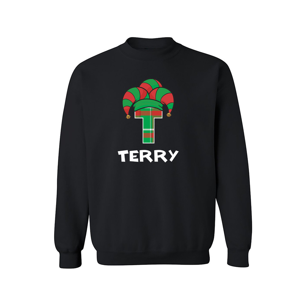 Personalized Christmas Sweatshirt, Family Christmas Unisex Sweatshirt, Custom Christmas Sweatshirt, Holiday Buffalo Plaid Sweatshirt 1.jpg