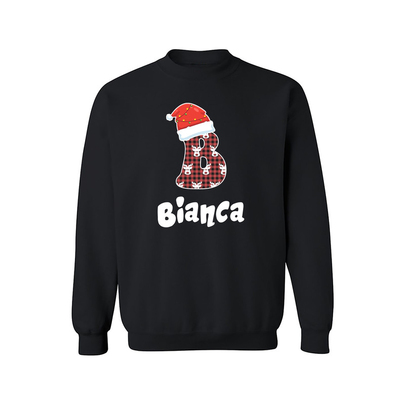 Personalized Christmas Sweatshirt, Family Christmas Unisex Sweatshirt, Custom Christmas Sweatshirt, Holiday Buffalo Plaid Sweatshirt.jpg