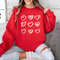 Valentines Day Sweatshirt, Valentine Hearts Unisex Sweatshirt, Heart Cute Valentine Sweatshirt, Love Sweater Gift For Her, Wife, Girlfriend 1.jpg