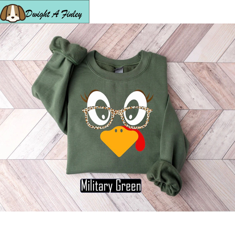 Cute Turkey Fall Thanksgiving Sweatshirt, Thanksgiving Family Matching Shirt,Turkey Face Shirt,Funny Thanksgiving Shirt,Thanksgiving Women's.jpg