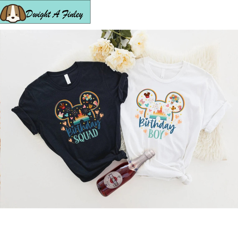 Disney Birthday Girl or Boy Tee, Disney Birthday Squad Shirt, Disney Birthday Party T-Shirt, Birthday Squad Shirt, Gift For Disney Trip Tee.jpg