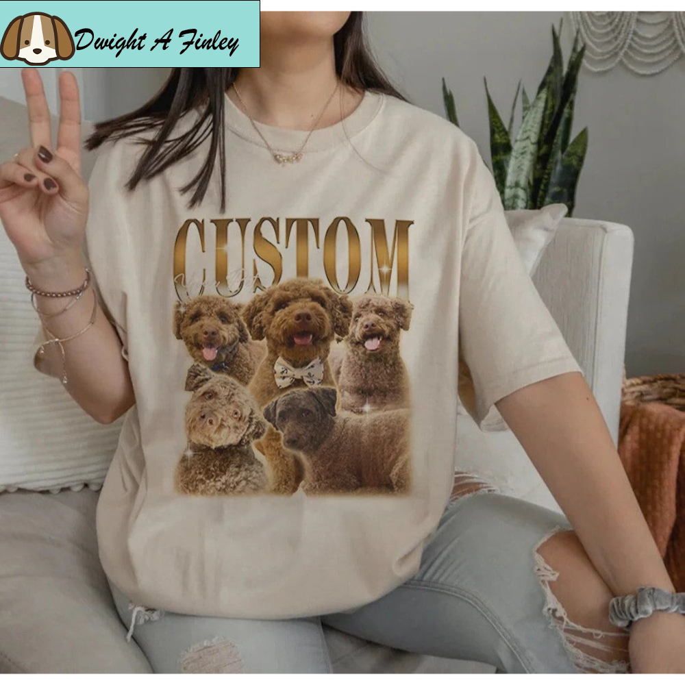 Vintage Custom Dog Shirt, Retro Collage Personalized Pet Shirt, 90's Custom Photo Vintage Graphic Tees, Insert Pet Design Personalized Gift 1.jpg