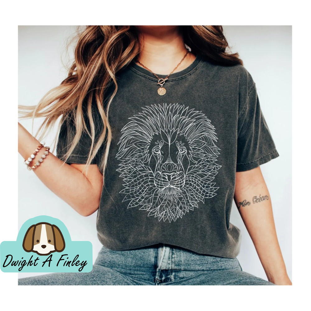 Floral Lion Shirt, Cute Shirts for Women, Lion Shirt, Lion Flower Shirt, Leo Shirt, Gift for Her, Animal Lover, Graphic Tees, Animal Shirts.jpg