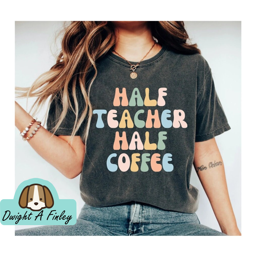 Funny Teacher Shirt Coffee Teacher Shirt, Teacher shirt, Teacher gift, Back to School shirt, Kindergarten teacher, Preschool teacher.jpg