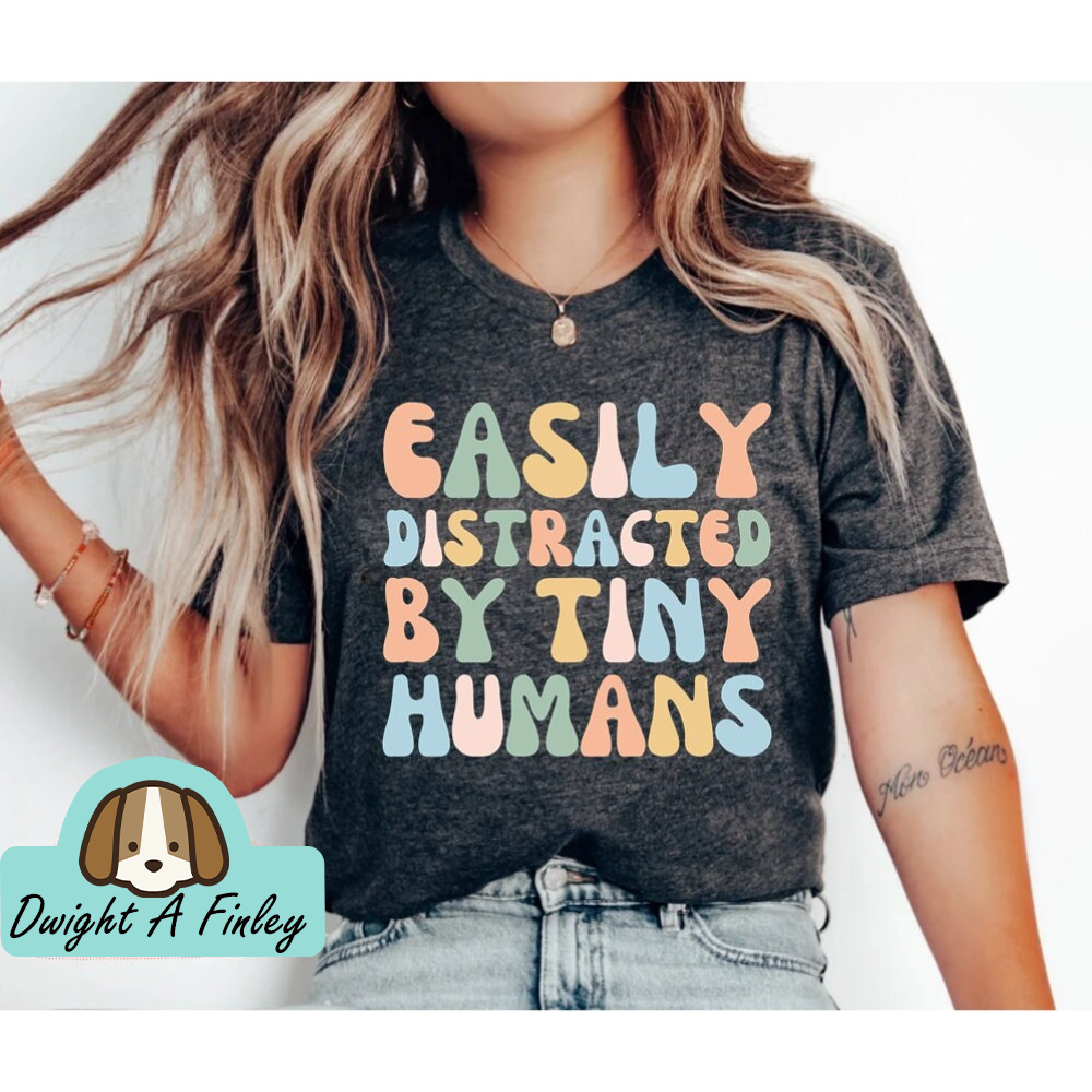 Funny Teacher Shirt for Teacher Appreciation Gift, Retro Teacher T-shirts, Gift for Nanny and Babysitter, Elementary School Teacher Tee.jpg