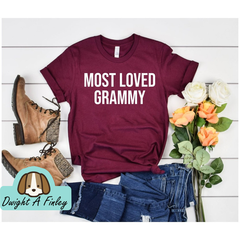 Most Loved Grammy T-shirt grandma Grammy Shirts Grammy Gifts mom Grammy Stuff Grammy Christmas Gift Cute Grammy Shirts.jpg