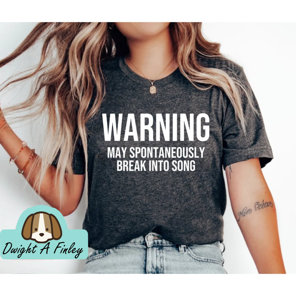 Singer Shirt Singing shirt Music Shirt Karaoke Shirt Karaoke Night Shirt Music Lover Gift Theatre Shirt Break Into Song Singer Gift OK 1.jpg