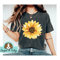 Watercolor Sunflower Shirt, Sunflower Shirt, Sunflower Gifts, Flower Shirt, Botanical Shirt, Garden Shirt, Wildflower Shirt, Sunflower Tee 1.jpg