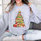 Christmas Book Tree Sweatshirt, Book Lovers Christmas Unisex Sweatshirt, Xmas Sweater, Bookworm Christmas Sweatshirt, Christmas Shirt.jpg