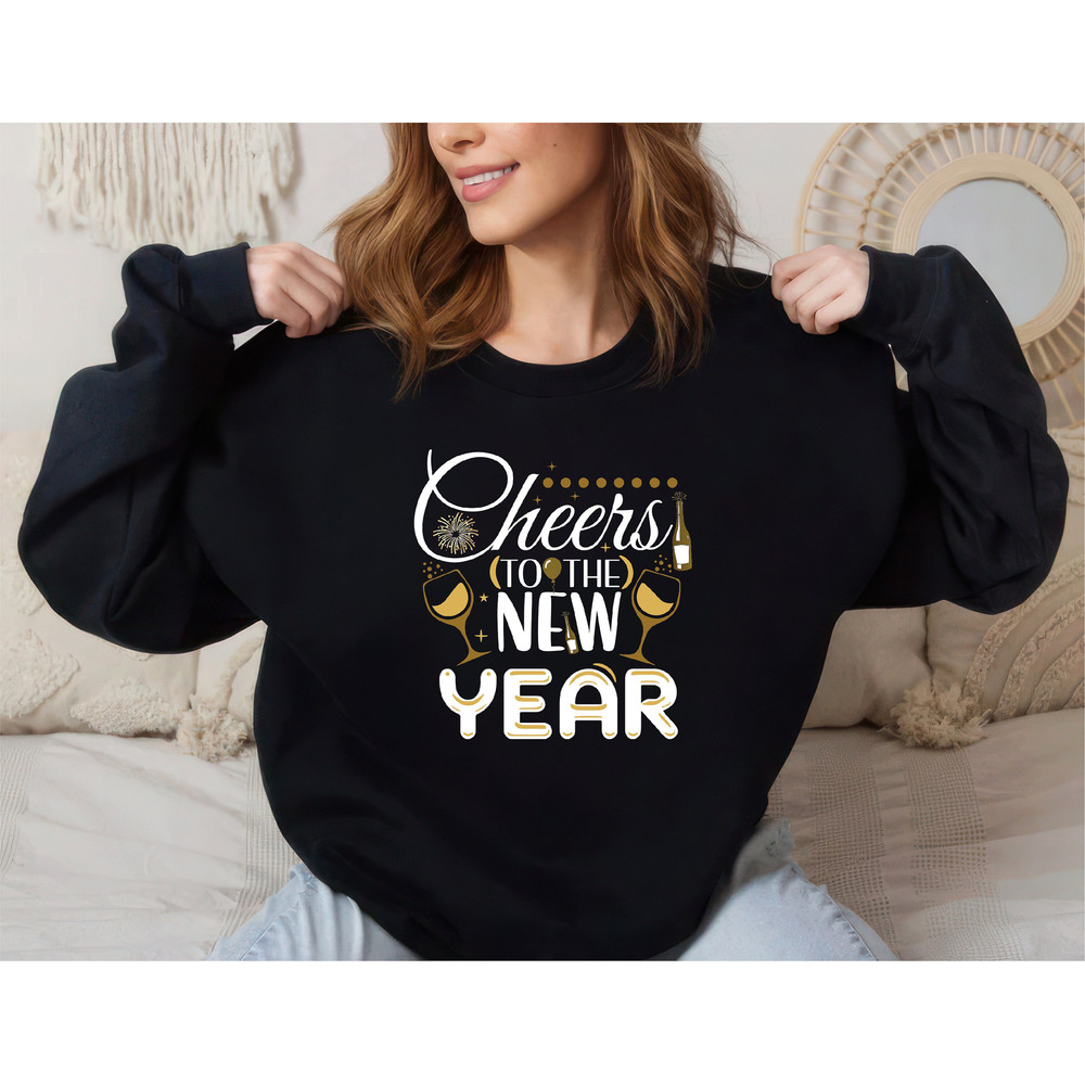 Happy New Year 2024 Sweatshirt, Cheers To The New Year Unisex Sweatshirt, Hello 2024 Sweatshirt, Happy New Years Eve Shirt, New Year Shirt 1.jpg