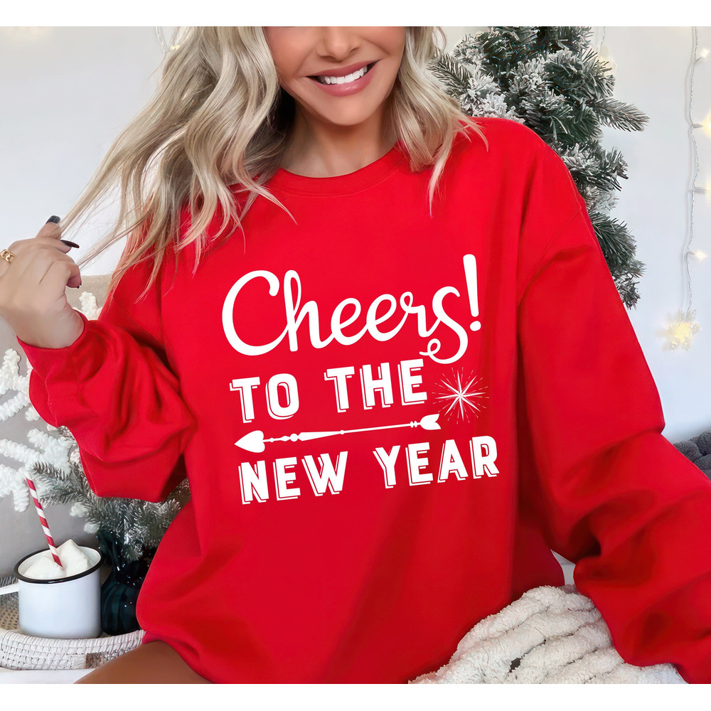 Happy New Year 2024 Sweatshirt, Cheers To The New Year Unisex Sweatshirt, Hello 2024 Sweatshirt, Happy New Years Eve Shirt, New Year Shirt.jpg