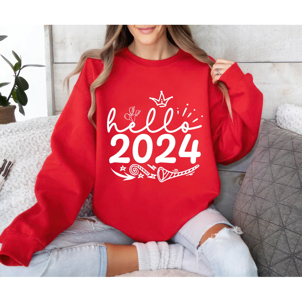 Happy New Year 2024 Sweatshirt, New Years Eve Party Unisex Sweatshirt, Hello 2024 Sweatshirt, 2024 Happy New Years Eve Shirt, New Year Shirt 2.jpg