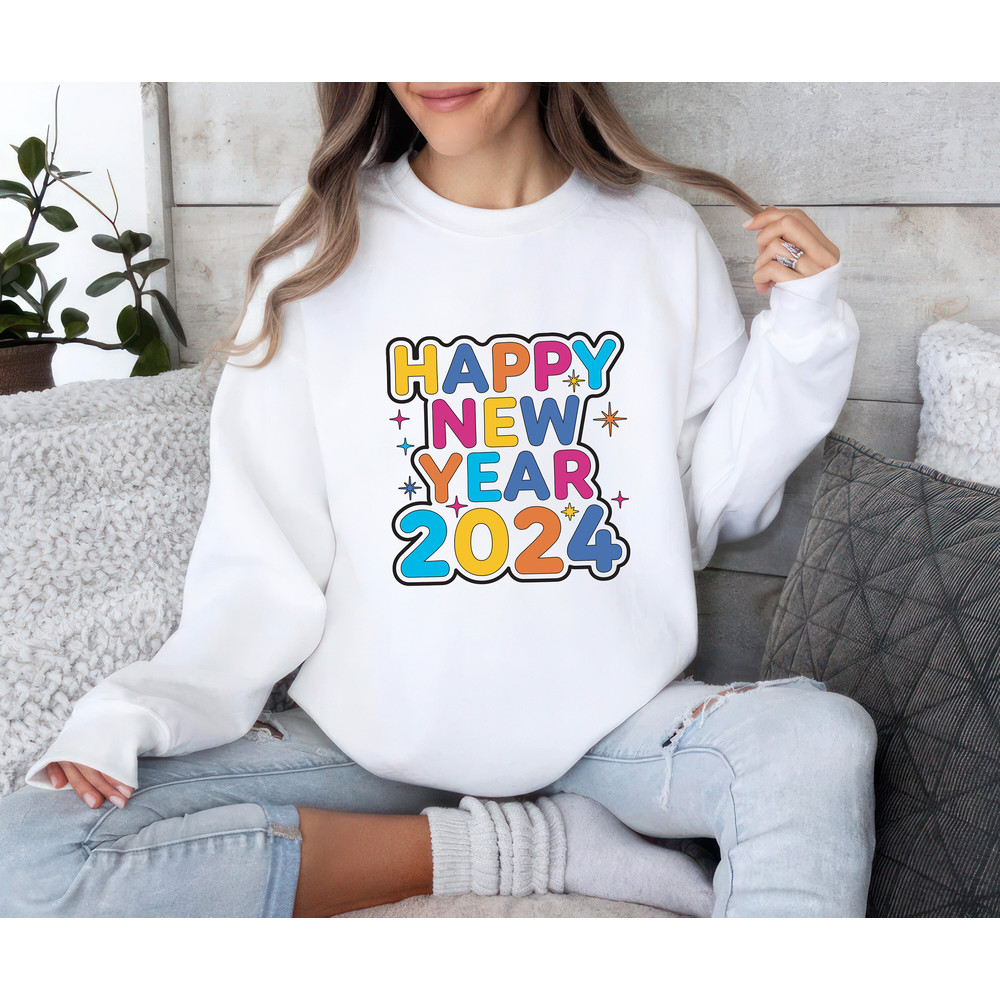 Happy New Year 2024 Sweatshirt, New Years Eve Party Unisex Sweatshirt, Hello 2024 Sweatshirt, 2024 Happy New Years Eve Shirt, New Year Shirt 4.jpg