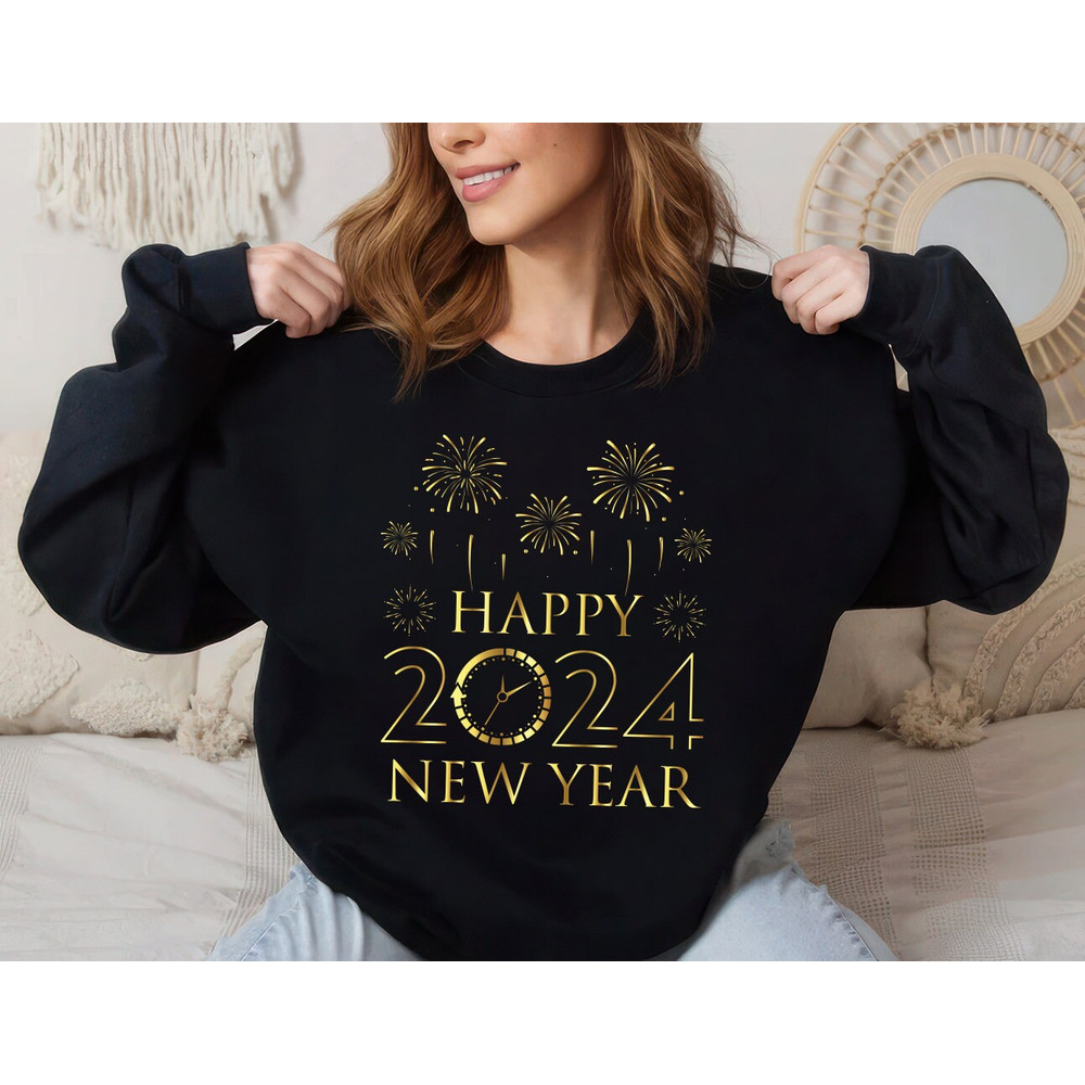 Happy New Year 2024 Sweatshirt, New Years Eve Party Unisex Sweatshirt, Hello 2024 Sweatshirt, 2024 Happy New Years Eve Shirt, New Year Shirt.jpg