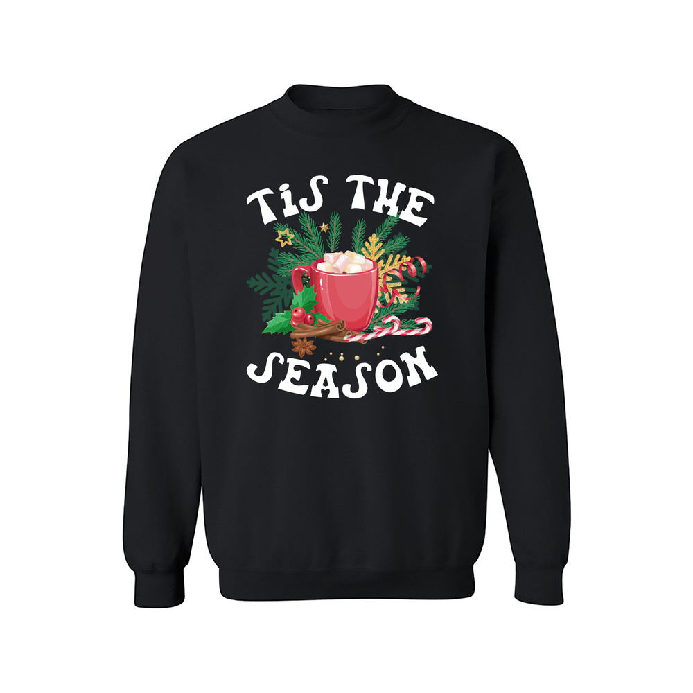 Tis the Season Christmas Sweatshirt, Christmas Unisex Sweatshirt, Christmas Holiday Sweatshirt, Tis the Season Sweatshirt.jpg