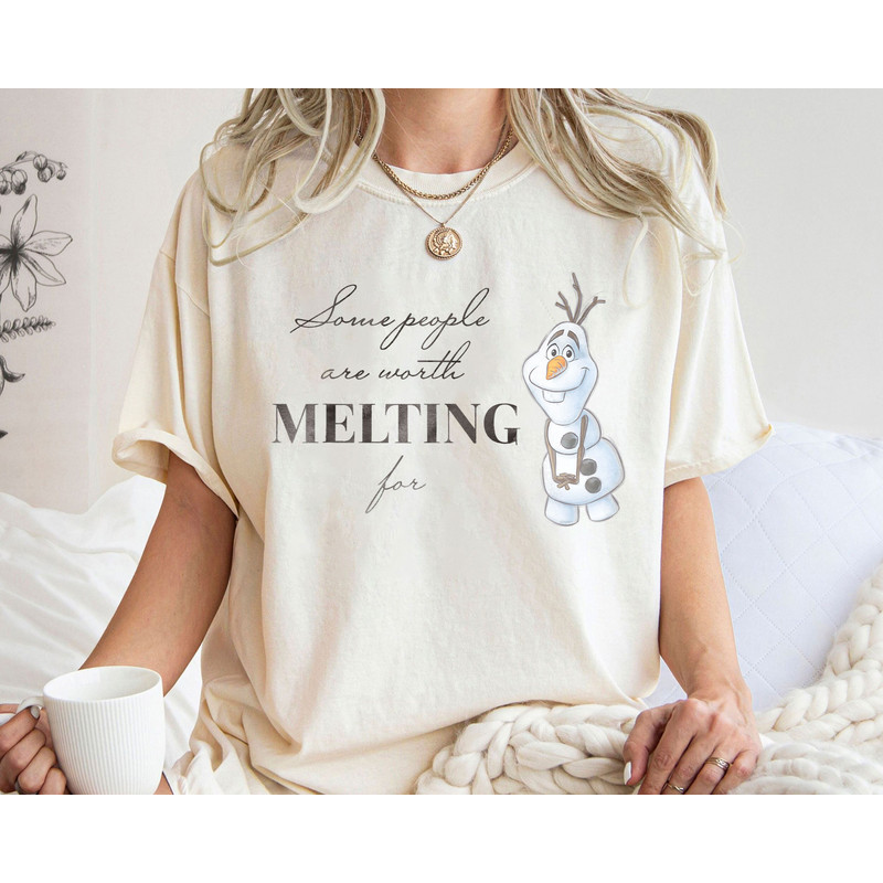 100 Anniversary Frozen Olaf D100 Quote Sweet Shirt Walt Disney World Shirt Gift Ideas Men Women.jpg