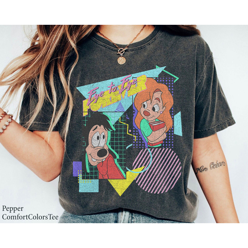 A Goofy Movie Max and Roxanne Eye To Eye Forever Shirt Walt Disney World Shirt Gift Ideas Men Women.jpg