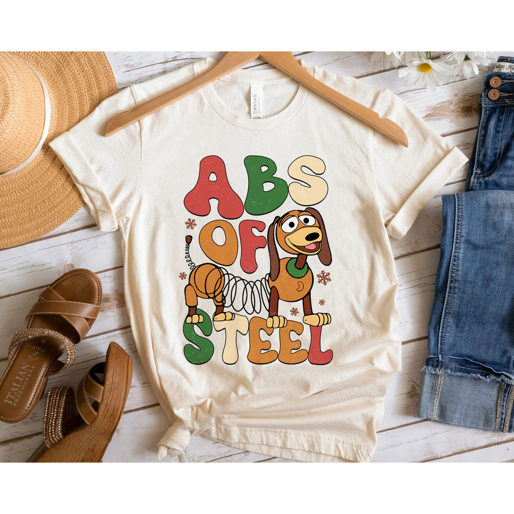 ABS Of Steel 70s Retro Slinky Dog Shirt Toy Story Family Matching Walt Disney World Shirt Gift Ideas Men Women.jpg