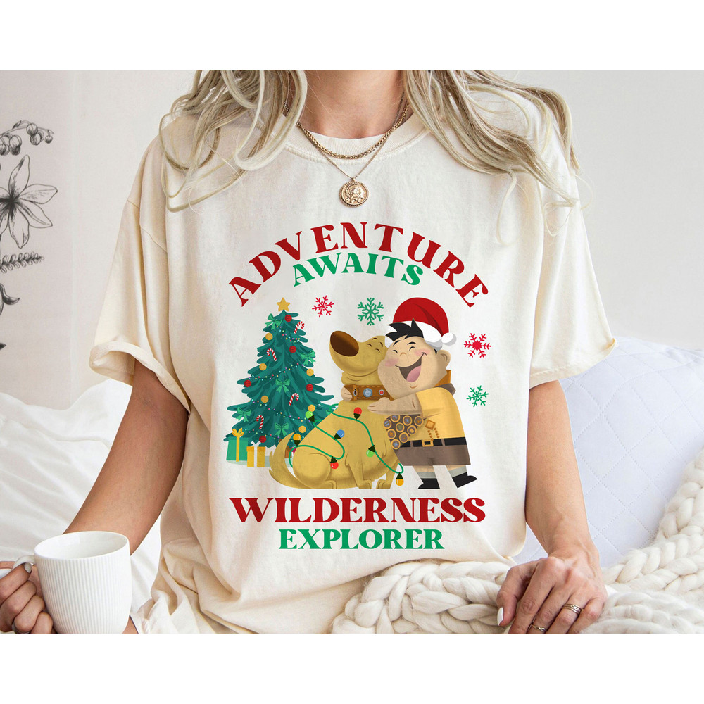Adventure Awaits Wilderness Explorer Up Merry Christmas Shirt Family Matching Walt Disney World Shirt Gift Ideas Men Women.jpg