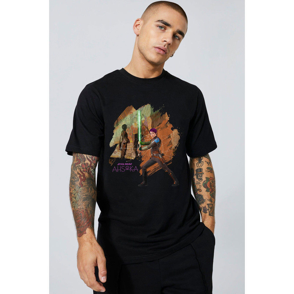 Ahsoka Part Two Sabine Wren Mural and Lightsaber Shirt Family Matching Walt Disney World Shirt Gift Ideas Men Women.jpg