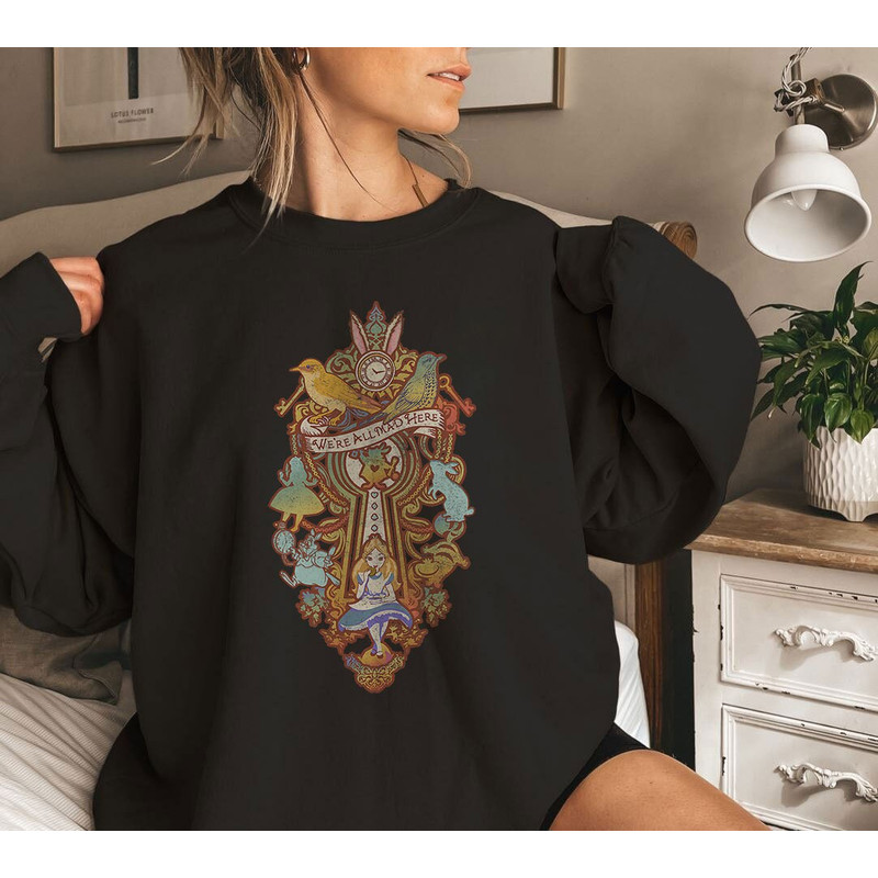 Alice In Wonderland Madness Collage Shirt Walt Disney World Shirt Gift Ideas Men Women.jpg