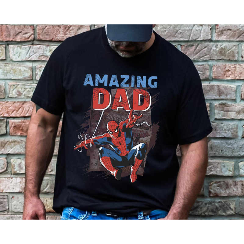 Amazing Dad Shirt Spider Man T-shirt Father's Day Shirt Great Gift Ideas Men Daddy Papa Grandfather.jpg