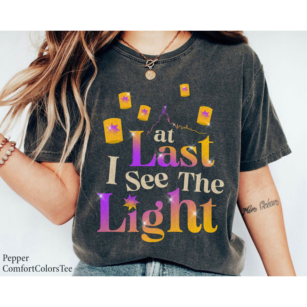 At Last I See The Light Tangled Shirt Family Matching Walt Disney World Shirt Gift Ideas Men Women.jpg