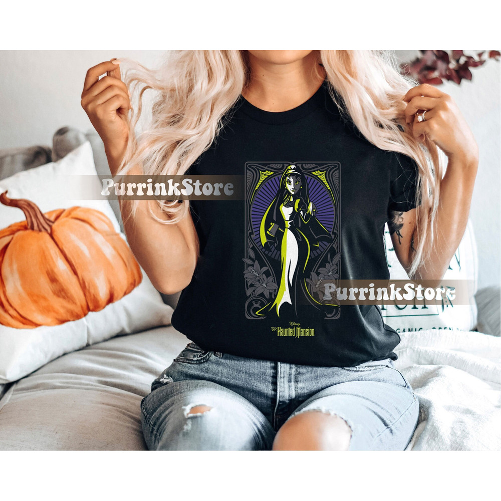 Axe Wielding Bride Nouveau Portrait The Haunted Mansion Shirt Trick Or Treat Shirt Disney Halloween Gift Ideas.jpg