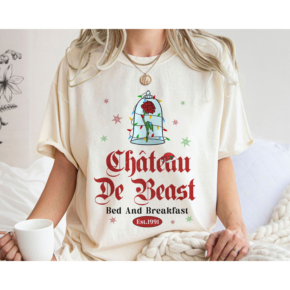 Chateau De Beast Bed And Breakfast Est 1991 Beauty And The Beast Shirt Family Matching Walt Disney World Shirt Gift Ideas Men Women.jpg