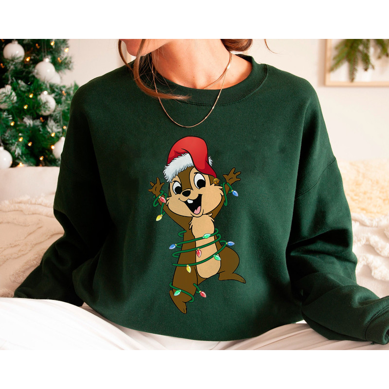 Chip Wear Santa Hat Christmas Light A Very Merry Xmas Shirt Family Matching Walt Disney World Shirt Gift Ideas Men Women.jpg