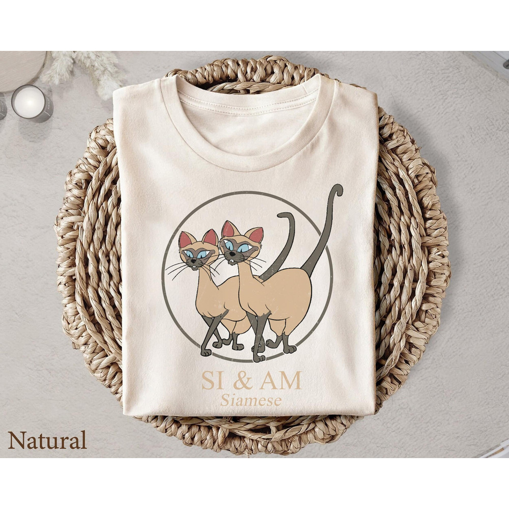Custom SI & AM Cat Names And Breeds Shirt Lady and the Tramp Shirt Personalized Shirt Disney Family Matching Tee Great Gift Ideas Men Women.jpg