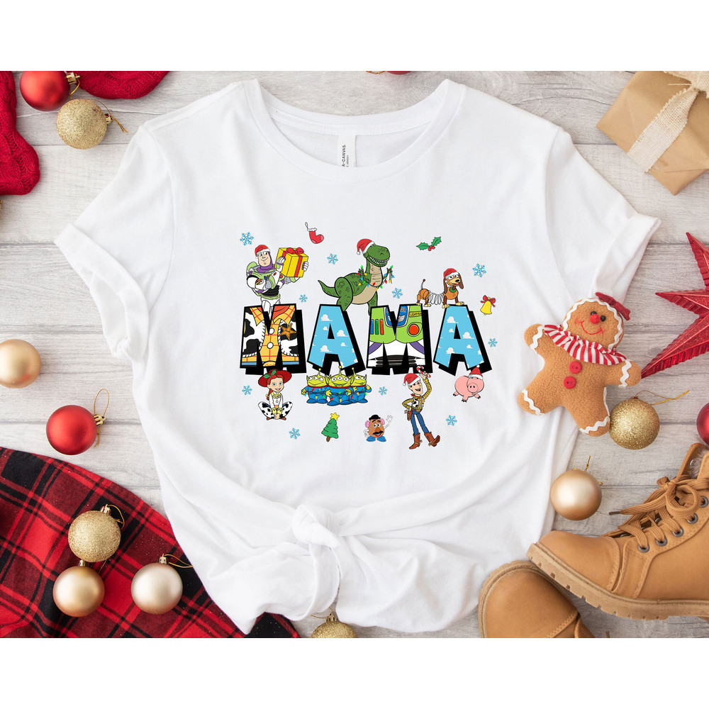 Custom Title Mama Toy Story Merry Christmas Shirt Family Matching Walt Disney World Shirt Gift Ideas Men Women.jpg