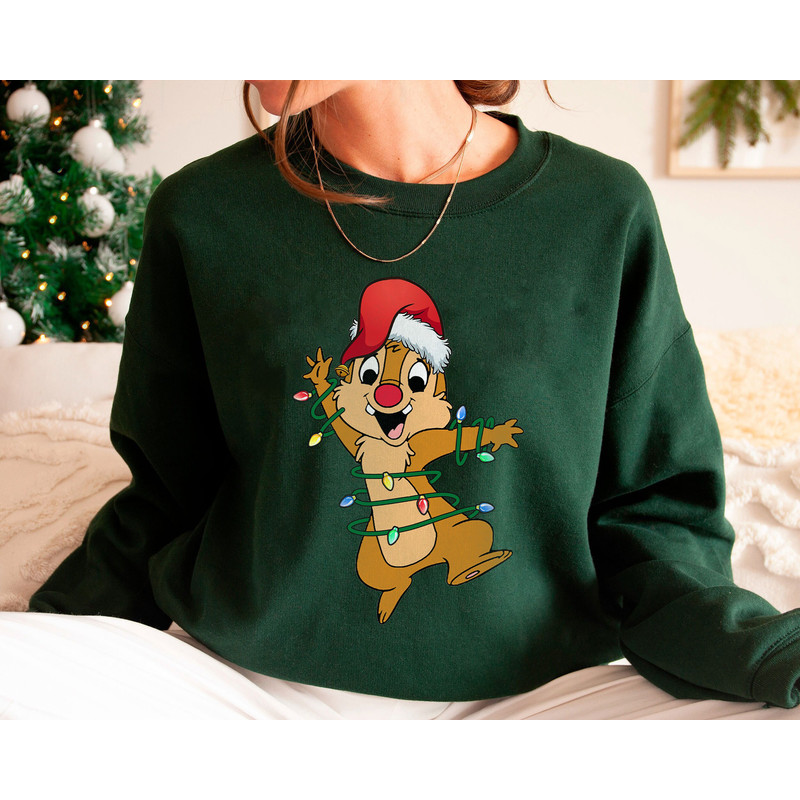 Dale Wear Santa Hat Christmas Light A Very Merry Xmas Shirt Family Matching Walt Disney World Shirt Gift Ideas Men Women.jpg