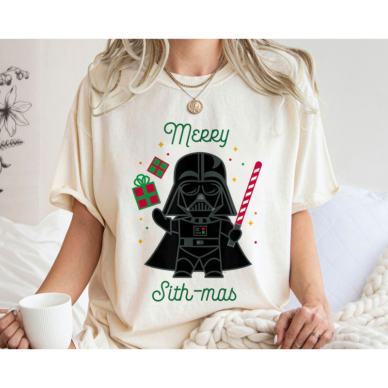 Darth Vader Cute Christmas Holiday Merry Sith-mas Star Wars Shirt Walt Disney World Shirt Gift Ideas Men Women.jpg