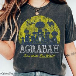 disney aladdin genie visit agrabah palace vintage shirt family matching walt dis,tshirt, shirt gift, sport shirt