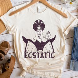 disney aladdin jafar lago ecstatic look graphic shirt walt disney world shirt gi,tshirt, shirt gift, sport shirt