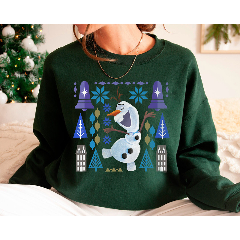 Disney Frozen Olaf Holiday Winter Wonderland Shirt Family Matching Walt Disney World Shirt Gift Ideas Men Women.jpg