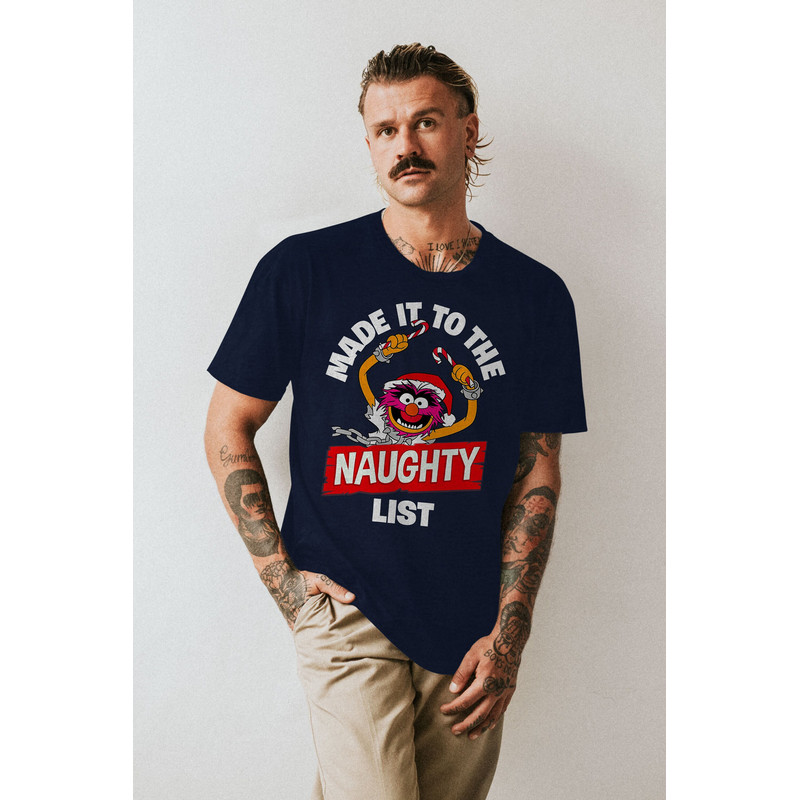 Disney The Muppets Christmas Animal Made The Naughty List Shirt Family Matching Walt Disney World Shirt Gift Ideas Men Women.jpg