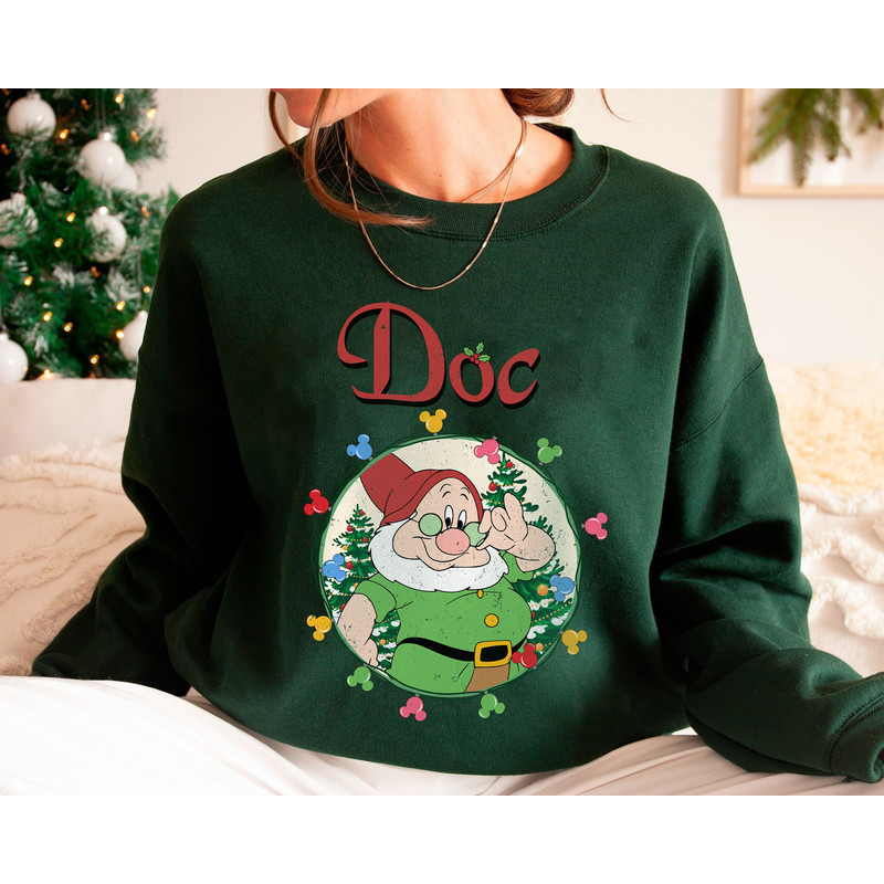 Doc Christmas Crystal Ball Xmas Tree Mickey Ear Light Shirt Family Matching Walt Disney World Shirt Gift Ideas Men Women.jpg